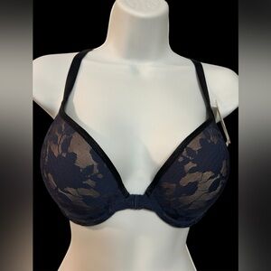 B-tempt’d Elegant Blue Lace Bra, Size: 36D, NWT